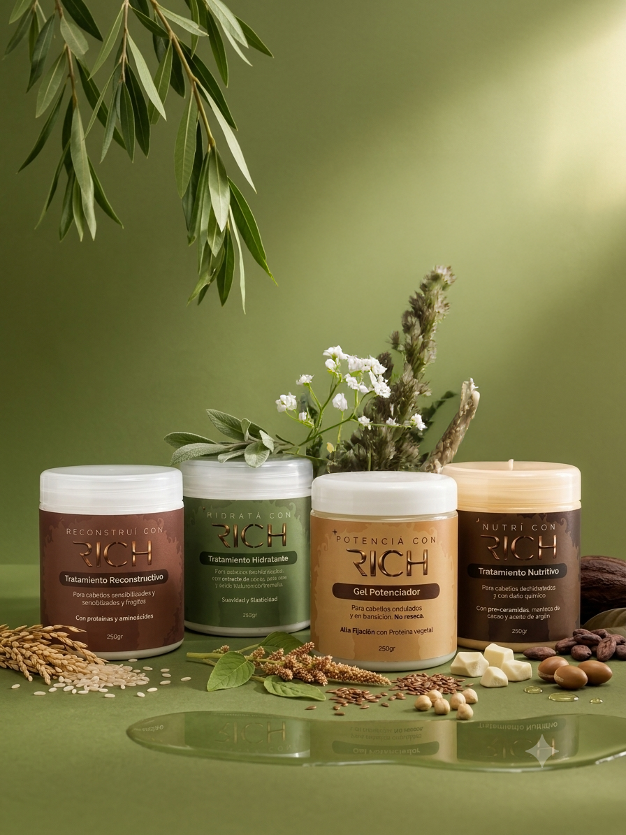 3. Kit Nutrí, Hidratá, Reconstruí y Potenciá con Rich